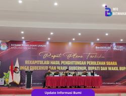 KPU Berau Gelar Pleno Rekapitulasi Suara Pilkada 2024